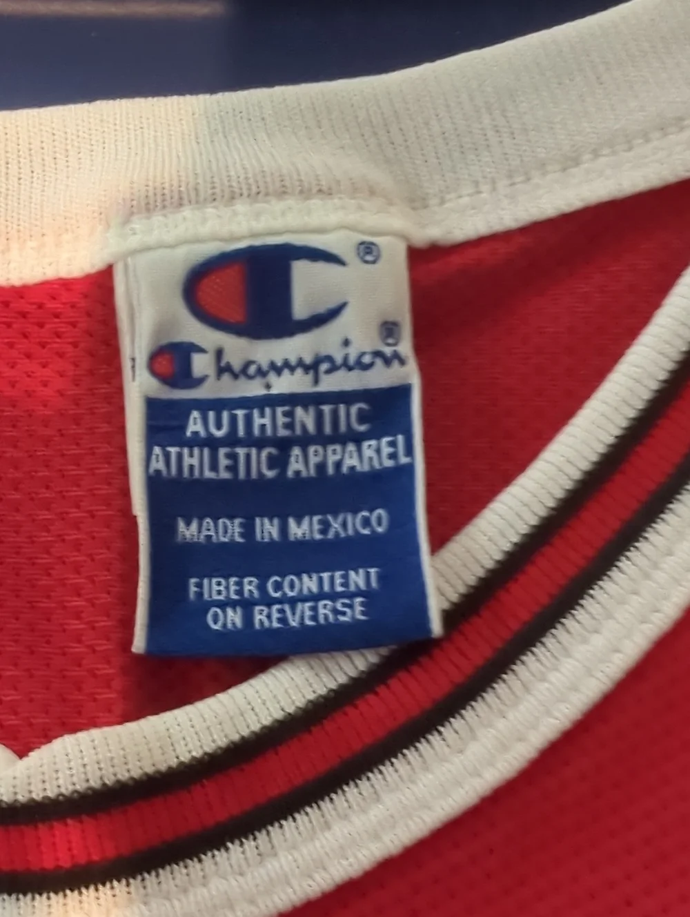 1990s Champion Bulls #23 Jordan Basketball Jersey